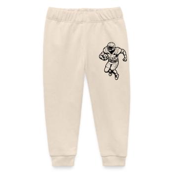 Footballspieler - Baby Organic Jogginghose Baby Tumbler von Stanley/Stella - Natur - Vorne