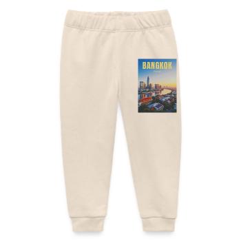 Bangkok City Thailand - Baby Organic Jogginghose Baby Tumbler von Stanley/Stella - Natur - Vorne
