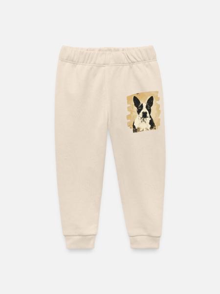 Bullterrier Kampfhund Hunderasse - Baby Organic Jogginghose Baby Tumbler von Stanley/Stella - Natur
