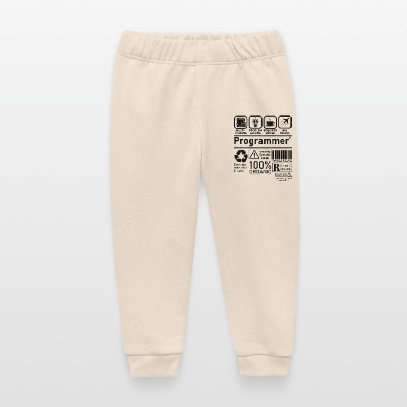 Programmer multi tasking problem solving requires Baby Organic Sweatpants by Stanley/Stella