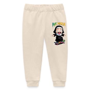 Hail Mary - Baby Organic Sweatpants by Stanley/Stella - soft Ecru - Front