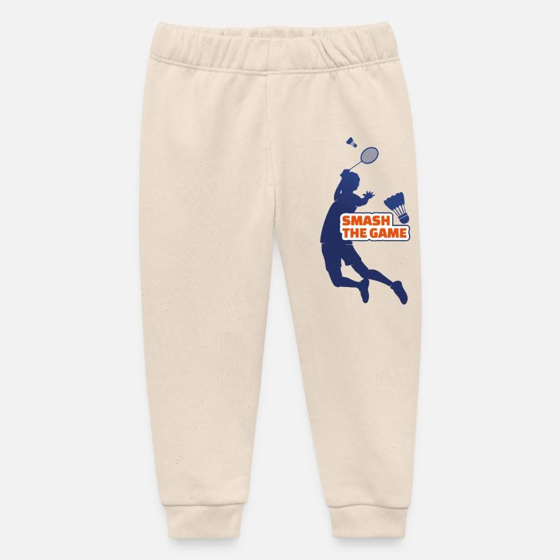 Smash the game by Helfspawn - Pantalon de jogging bébé bio Stanley/Stella - écru doux