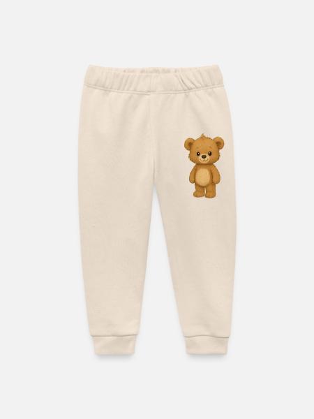 Teddybär - Baby Organic Jogginghose Baby Tumbler von Stanley/Stella - Natur