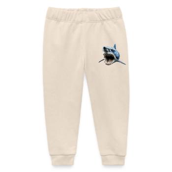 Hai Haifisch Tigerhai Taucher Süße Haie Weißer Hai - Baby Organic Jogginghose Baby Tumbler von Stanley/Stella - Natur - Vorne