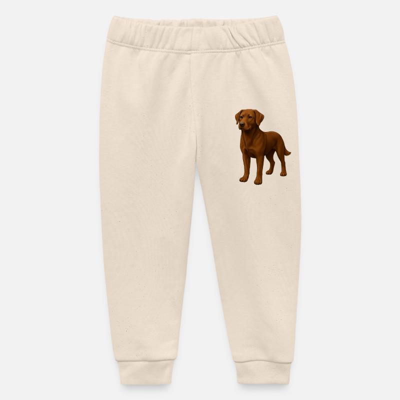 Labrador - Pantalon de jogging bébé bio Stanley/Stella - écru doux