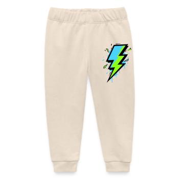 Strahl der modernen Elektrizität - Baby Organic Jogginghose Baby Tumbler von Stanley/Stella - Natur - Vorne