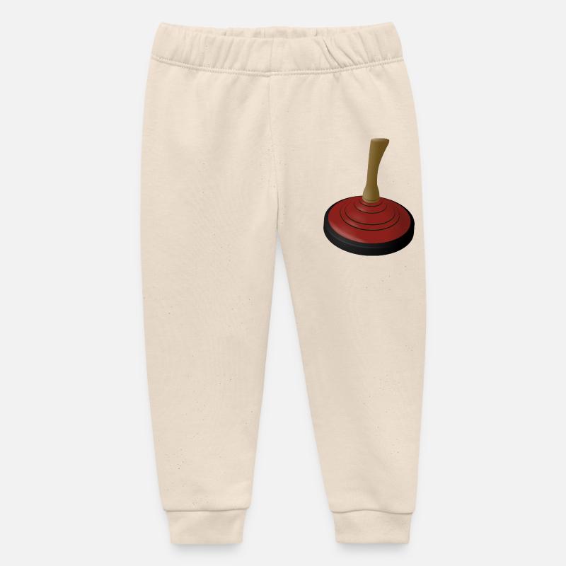 2025-STOCK DE GLACE-ROUGE - Pantalon de jogging bébé bio Stanley/Stella - écru doux