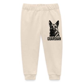 Deutscher Schäferhund - Wachhund - Baby Organic Jogginghose Baby Tumbler von Stanley/Stella - Natur - Vorne