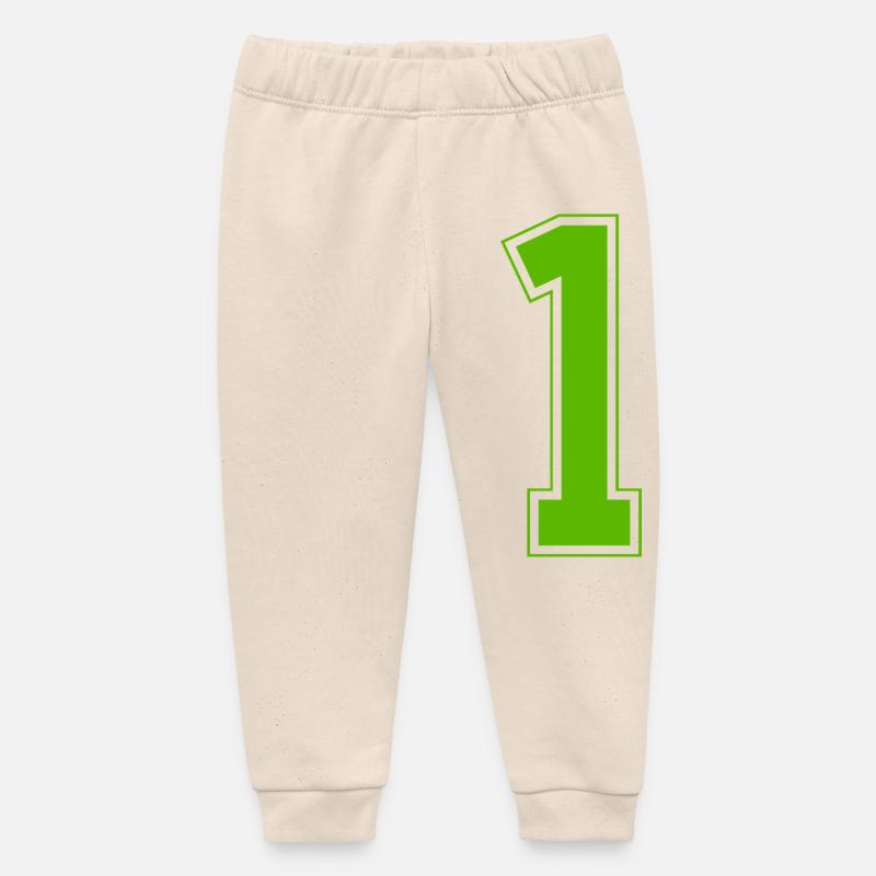 z1b - Pantalon de jogging bébé bio Stanley/Stella - écru doux