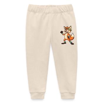 Fuchs Fitness Groove - Baby Organic Sweatpants by Stanley/Stella - soft Ecru - Front