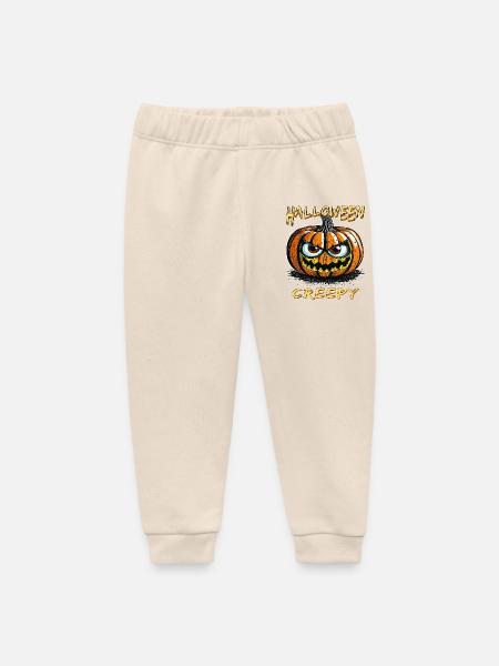 HALLOWEEN KÜRBIS CREEPY - Baby Organic Jogginghose Baby Tumbler von Stanley/Stella - Natur