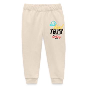 Be Kind - Baby Organic Sweatpants by Stanley/Stella - soft Ecru - Front