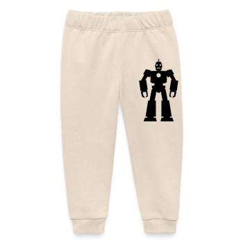 Roboter – KI Technik Sci-Fi Nerd Design - Baby Organic Jogginghose Baby Tumbler von Stanley/Stella - Natur - Vorne