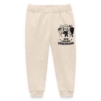 Lieblings Dönermann - Baby Organic Jogginghose Baby Tumbler von Stanley/Stella - Natur - Vorne
