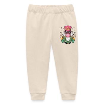 Nussknacker bläst Kaugummi - Baby Organic Jogginghose Baby Tumbler von Stanley/Stella - Natur - Vorne