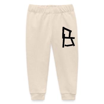 Urban letter - Baby Organic Sweatpants by Stanley/Stella - soft Ecru - Front