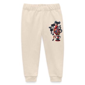 NERD HEART – Geek & Science-Fiction - Baby Organic Jogginghose Baby Tumbler von Stanley/Stella - Natur - Vorne
