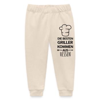 The best grills come from Hessen Design - Baby Organic Sweatpants by Stanley/Stella - soft Ecru - Front