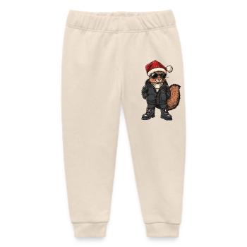 Eichhörnchen Weihnachten Winter - Baby Organic Jogginghose Baby Tumbler von Stanley/Stella - Natur - Vorne