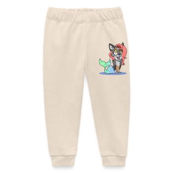 Coral (Chibi Version) (von Leni Riosa) - Baby Organic Jogginghose Baby Tumbler von Stanley/Stella - Natur - Vorne