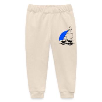 RS Feva XL Segelboot Jugend Segeln Jolle Regatta - Baby Organic Jogginghose Baby Tumbler von Stanley/Stella - Natur - Vorne