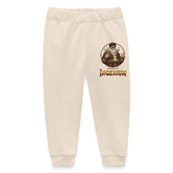 Ingenium Leonardo: Steampunk-Zauberer - Baby Organic Jogginghose Baby Tumbler von Stanley/Stella - Natur - Vorne