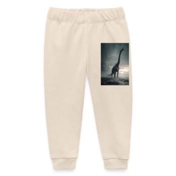 Nebelgebundener Sauropod Dawn - Baby Organic Jogginghose Baby Tumbler von Stanley/Stella - Natur - Vorne