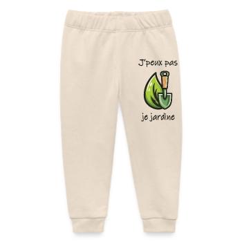 Ich kann nicht gärtnern – Gärtnerhumor - Baby Organic Jogginghose Baby Tumbler von Stanley/Stella - Natur - Vorne