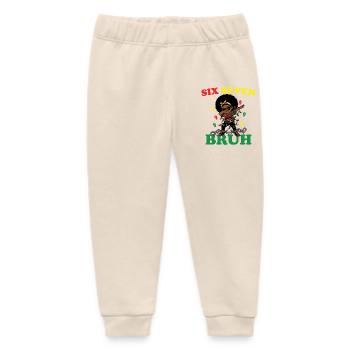 Six Seven Bruh Dabbing Juneteenth Girl Afro Girls - Baby Organic Jogginghose Baby Tumbler von Stanley/Stella - Natur - Vorne