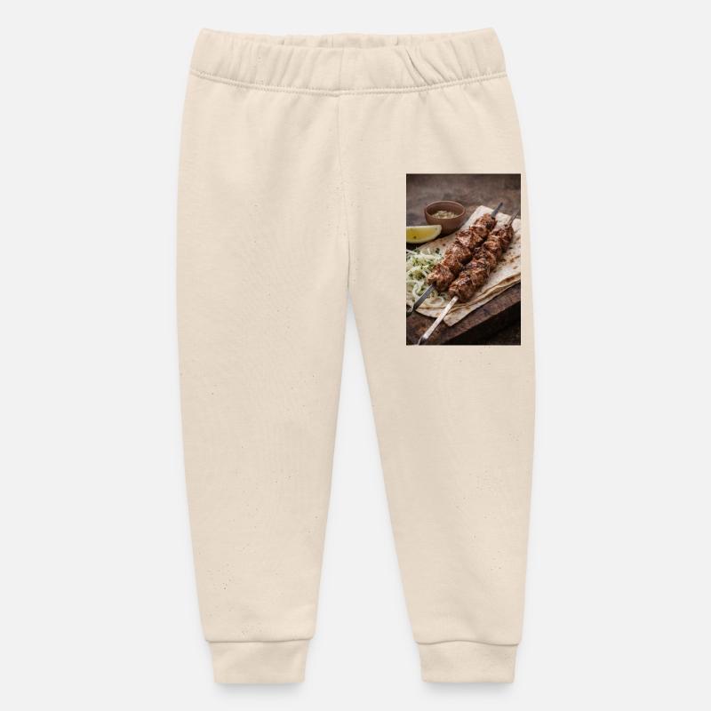 Chachlik - Pantalon de jogging bébé bio Stanley/Stella - écru doux