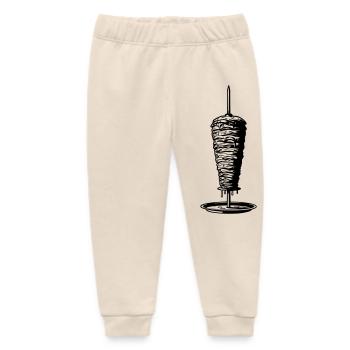 Kebab brooch - Baby Organic Sweatpants by Stanley/Stella - soft Ecru - Front
