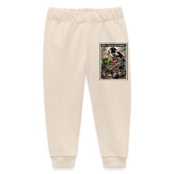 Don't Feed The Signal Medienkritik - Baby Organic Jogginghose Baby Tumbler von Stanley/Stella - Natur - Vorne