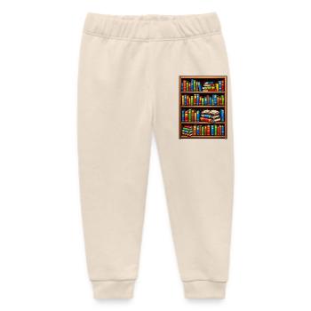 Bücherregal Illustrato Bibliothek - Baby Organic Jogginghose Baby Tumbler von Stanley/Stella - Natur - Vorne