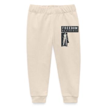 Freedom Never Free - Baby Organic Sweatpants by Stanley/Stella - soft Ecru - Front