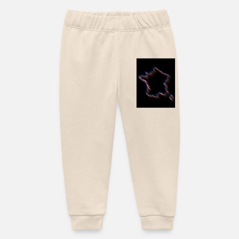 France - Pantalon de jogging bébé bio Stanley/Stella - écru doux