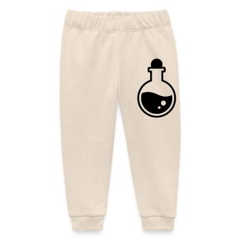 Magic Potion Bottle Magic - Baby Organic Sweatpants by Stanley/Stella - soft Ecru - Front