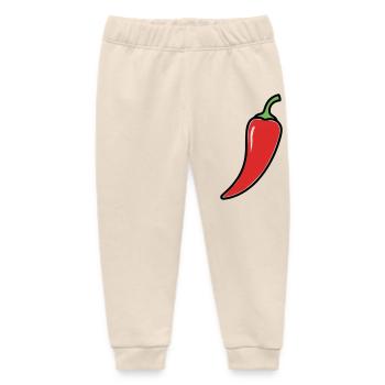 Chili Schote Scharf Comic - Baby Organic Jogginghose Baby Tumbler von Stanley/Stella - Natur - Vorne