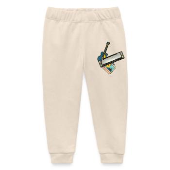 THE BLUES ROAD #1 – Ton & Bild - Baby Organic Jogginghose Baby Tumbler von Stanley/Stella - Natur - Vorne