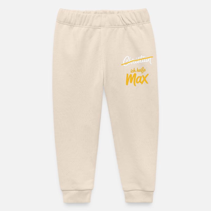 Christian Max Combo - Pantalon de jogging bébé bio Stanley/Stella - écru doux