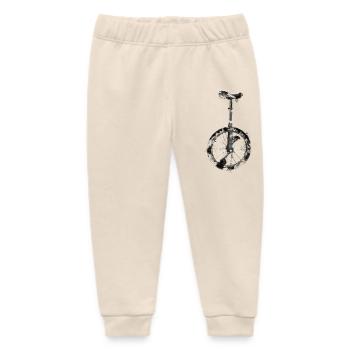 Einrad | Unicycling Freestyle Downhill - Baby Organic Jogginghose Baby Tumbler von Stanley/Stella - Natur - Vorne