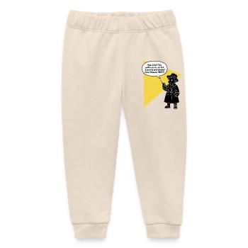 Hello uncle - pick up? Your sister is funny annoying - Baby Organic Sweatpants by Stanley/Stella - soft Ecru - Front