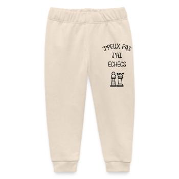 Ich kann keinen Schach-Humor-Club haben - Baby Organic Jogginghose Baby Tumbler von Stanley/Stella - Natur - Vorne