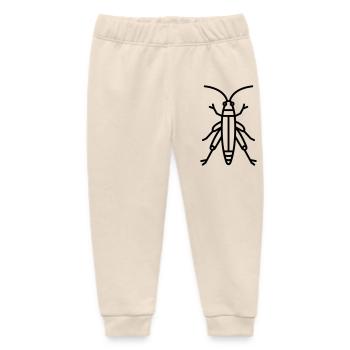 grasshopper - Baby Organic Sweatpants by Stanley/Stella - soft Ecru - Front