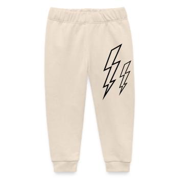 Blitze - Baby Organic Jogginghose Baby Tumbler von Stanley/Stella - Natur - Vorne
