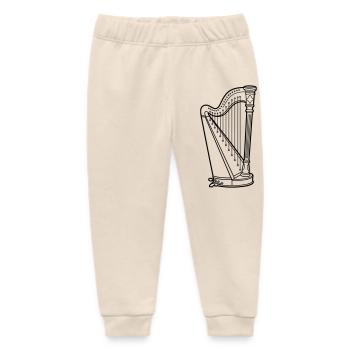Harfe - Baby Organic Jogginghose Baby Tumbler von Stanley/Stella - Natur - Vorne