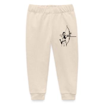 Bogenschießen - Baby Organic Jogginghose Baby Tumbler von Stanley/Stella - Natur - Vorne