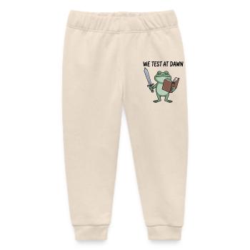 Morgendämmerungs-Froschritter liest bei Tagesanbruch - Baby Organic Jogginghose Baby Tumbler von Stanley/Stella - Natur - Vorne