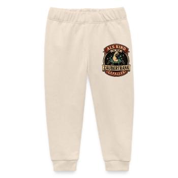 Als Kind in den Zaubertrank gefallen - Baby Organic Jogginghose Baby Tumbler von Stanley/Stella - Natur - Vorne