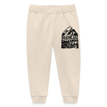 Braunlage Harz Kurort Silhouette Wahrzeichen - Baby Organic Jogginghose Baby Tumbler von Stanley/Stella - Natur - Vorne