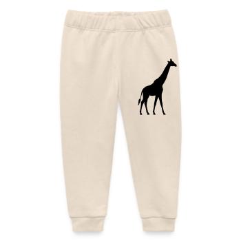 Giraffe - Baby Organic Jogginghose Baby Tumbler von Stanley/Stella - Natur - Vorne